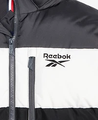 Reebok Big Boys Color Blocked Promo Long Sleeve Puffer Jacket