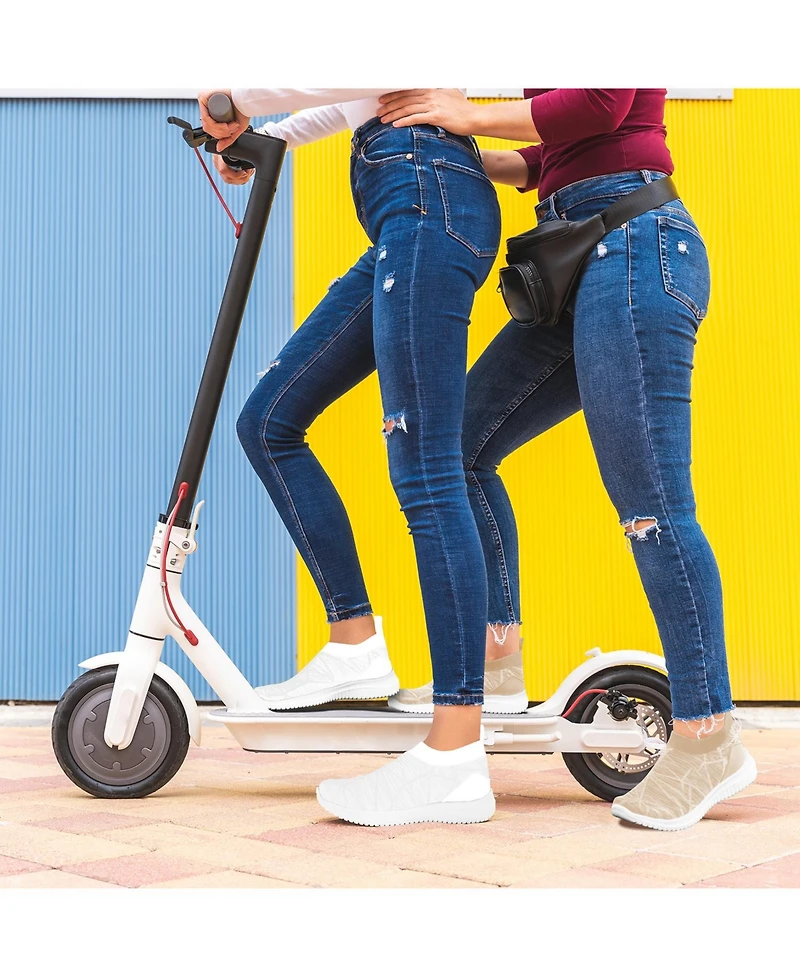 Mio Marino's Women's Casual Slip On Sneakers with Breathable Mesh