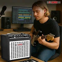 5 Core Guitar Amp 20W Electric Portable Mini Amplifier w Built in 6.5" Speaker
