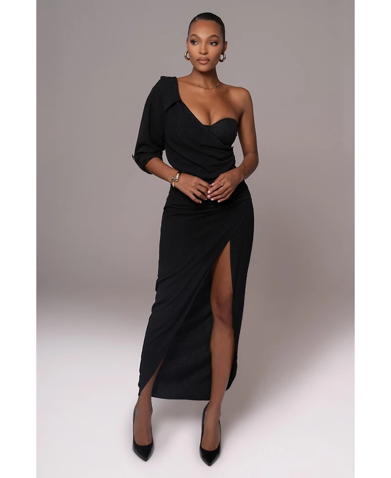 Jluxlabel Women's Evita Linen Draped Dress