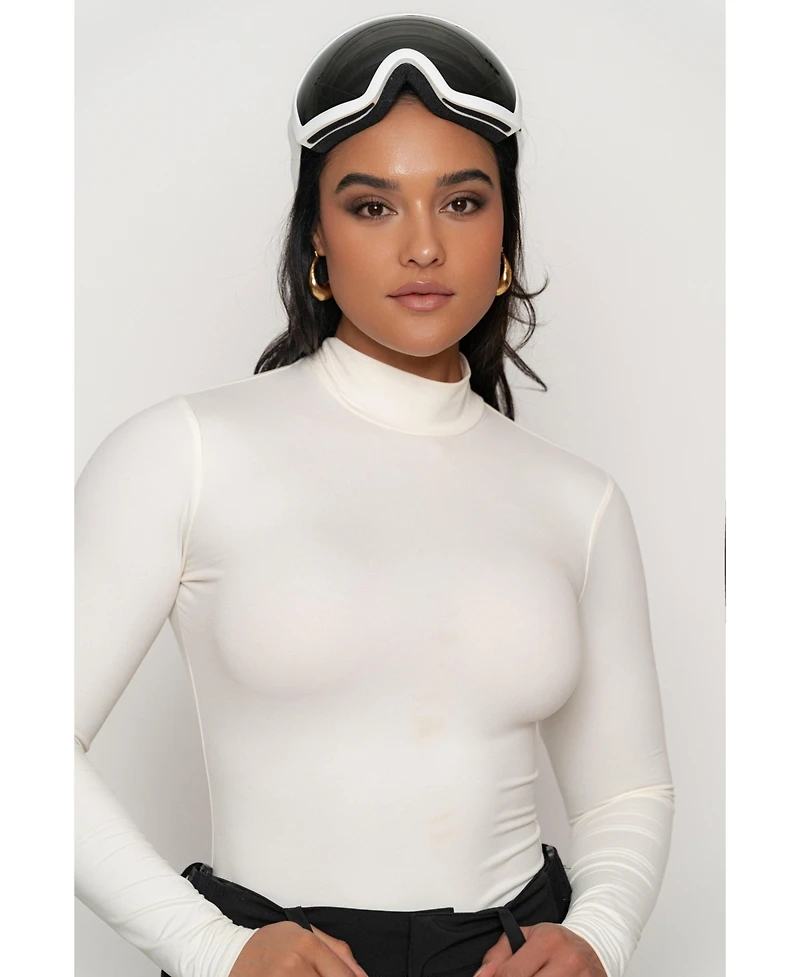 Jluxlabel Women's Turtleneck Long Sleeve Top