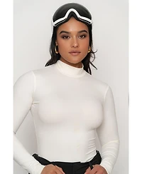 Jluxlabel Women's Turtleneck Long Sleeve Top