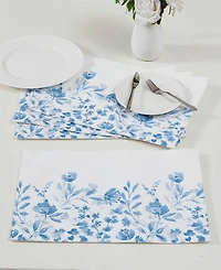 Izod Mystic Floral Placemats 13" x 19", Set of 4