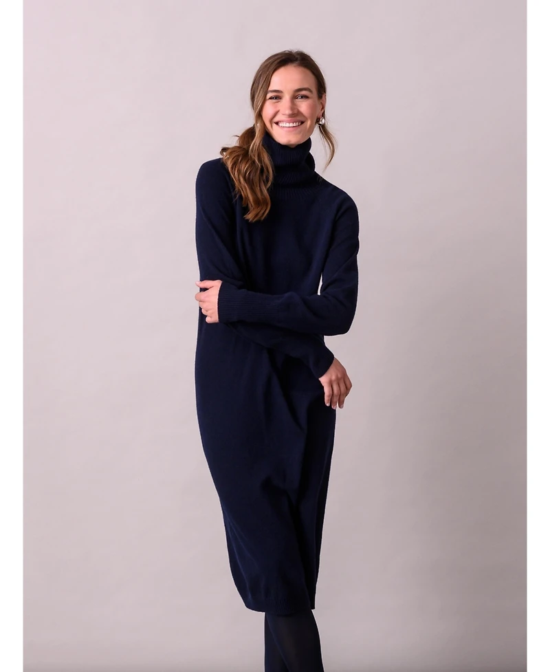 Celtic & Co. Women's Supersoft Midi Turtleneck Dress