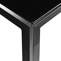 Streamdale Furniture Streamdale Modern Glass Tabletop Dining Table for 4 - Durable & Elegant