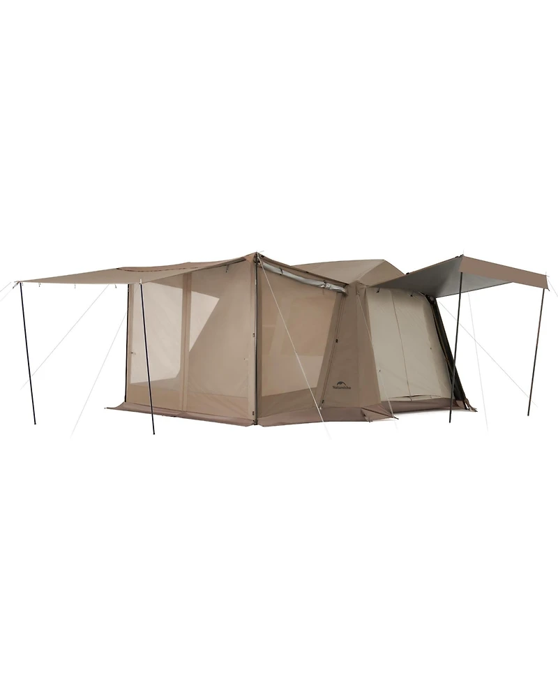 Naturehike Village Camping Tent,4/6/8 Person Tents for Camping, 60S Easy Setup Instant Tent for Family Camping