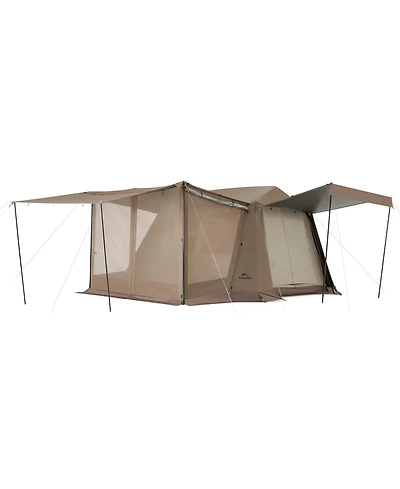 Naturehike Village Camping Tent,4/6/8 Person Tents for Camping, 60S Easy Setup Instant Tent for Family Camping