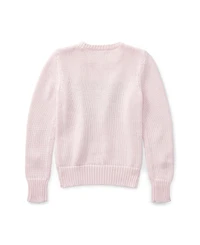 Polo Ralph Lauren Big Girls Flag Crewneck Sweater