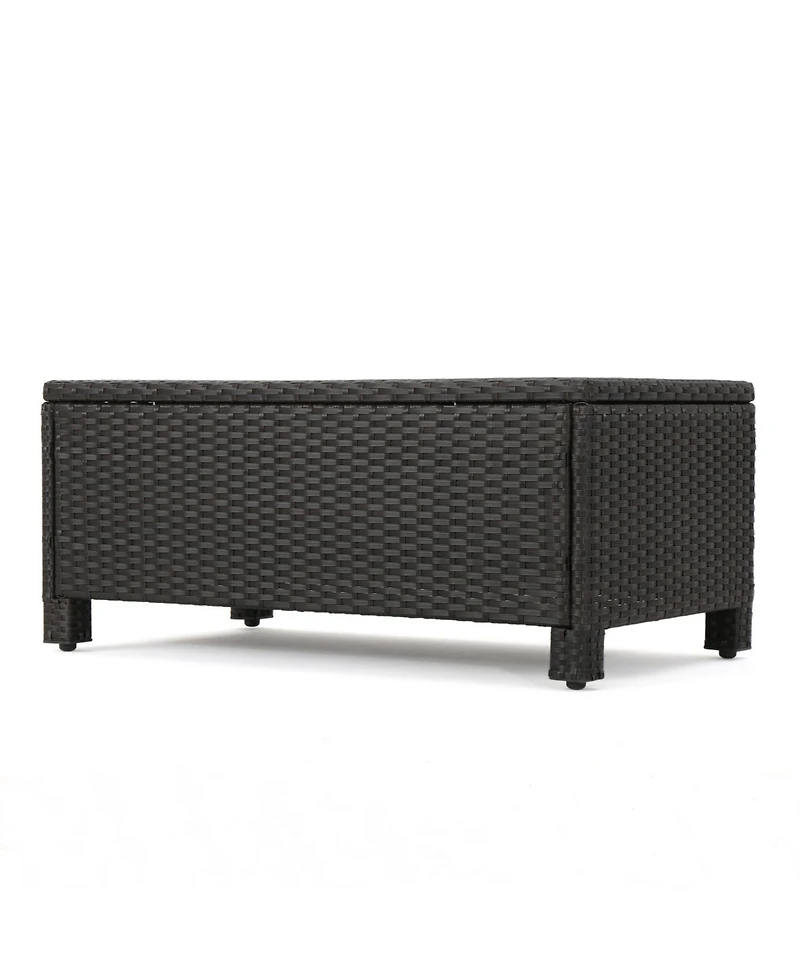 Streamdale 4-Piece Outdoor Wicker Sofa Set with Cushions & Coffee Table