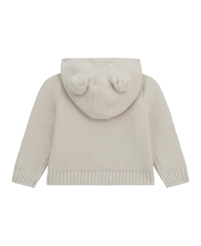 Guess Baby Boys Hooded Long Sleeve Zip-Up Sweater