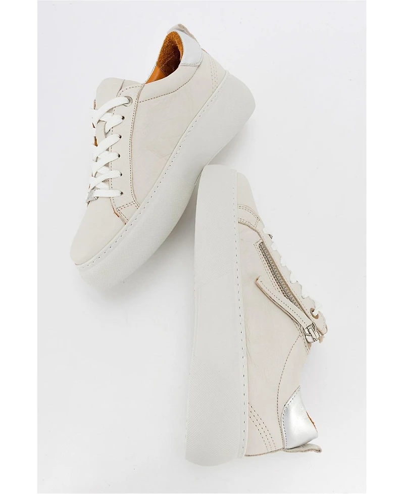 Allie Leather Zip Sneaker (Women)