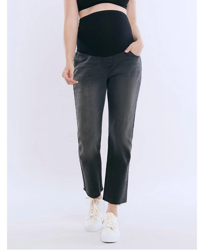 Women's Secret Fit Over the Belly Slim Straight Leg Jeans - Motherhood Maternity