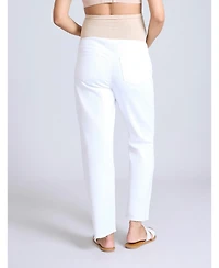 Women's Secret Fit Over the Belly Slim Straight Leg Jeans - Motherhood Maternity