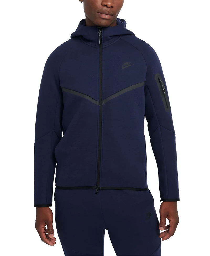 Nike Men's Tech Fleece Full-Zip Windrunner Logo Hoodie