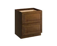Casainc W30" X H34.5" D24" Kitchen Cabinet Floor Base With 2 Drawers