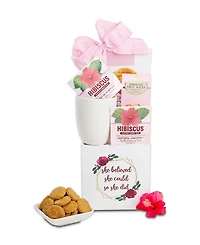 Alder Creek Gift Baskets She Believed Wood Box 7 Piece Gift Crate
