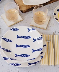Vietri Santorini Minnows Pasta Bowl