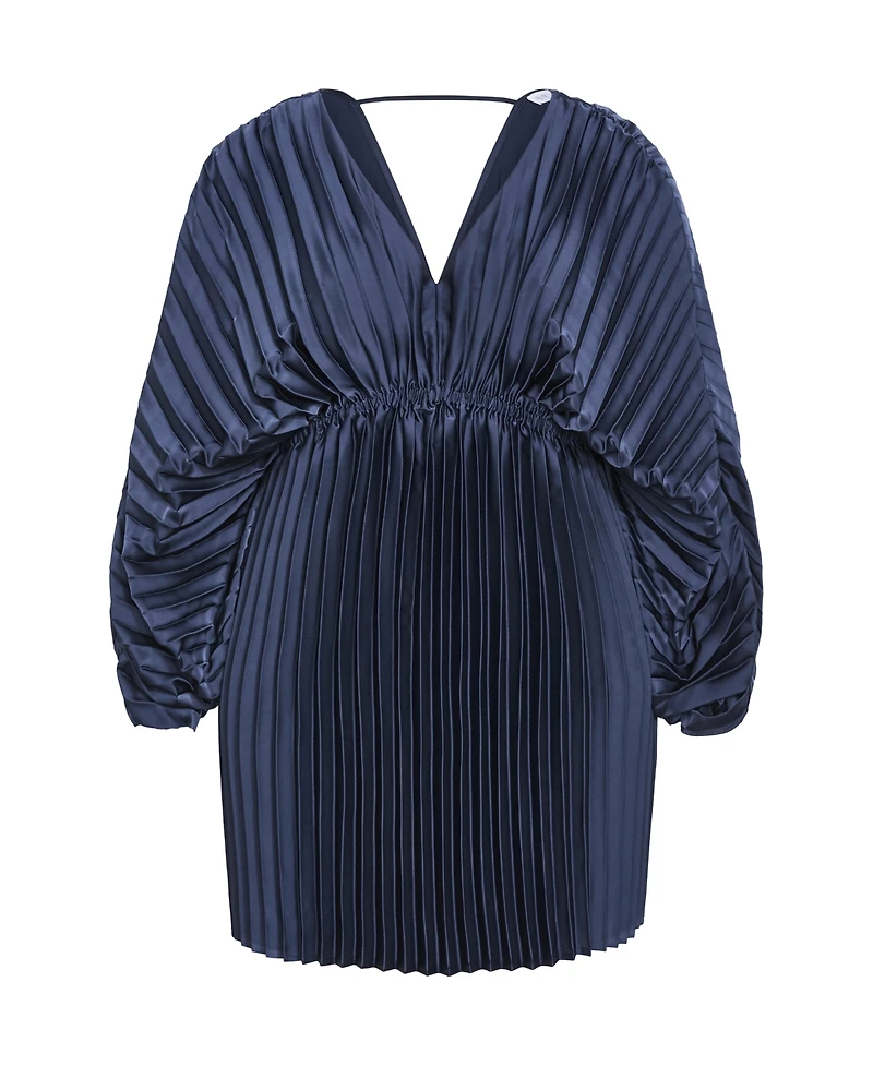 City Chic Plus Chloe Pleat Dress