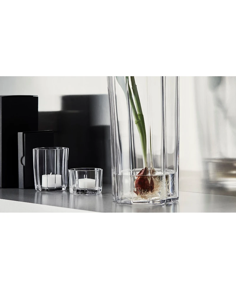 Orrefors Reed Crystal Votive Holder, Medium