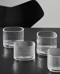 Orrefors Magica Super Circle Crystal Votive Holder, Small