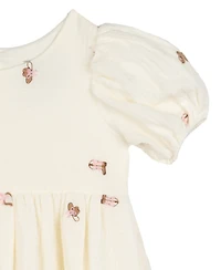 Rare Editions Toddler and Little Girls 2-Piece Fringe Purse Embroidered Dress