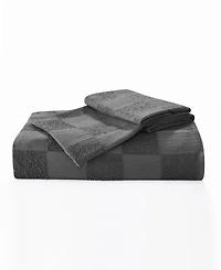 Truly Soft Textured Checkered 3-Pc. Duvet Cover Set, Full/Queen