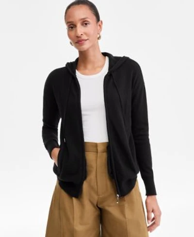 Charter Club Womens 100 Cashmere Zip Hoodie Pxs Xxl Macys Exclusive