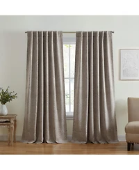 Elrene Home Fashions Vittoria Paisley Printed Blackout Curtain Panel
