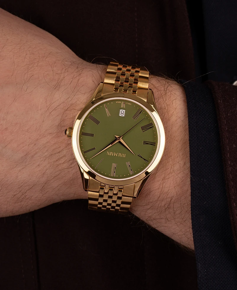 Balmain Men's Swiss Classic R Gold Pvd Stainless Steel Bracelet Watch 41mm