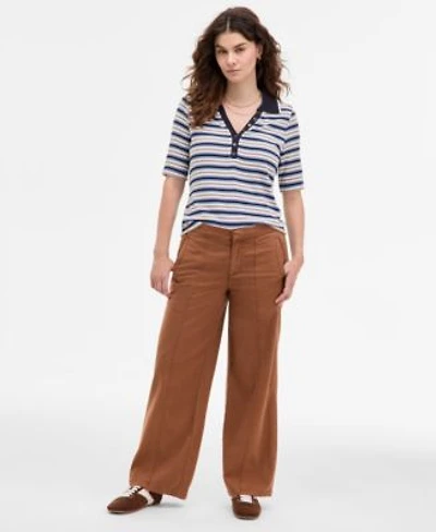 Liverpool Los Angeles Womens High Rise Wide Leg Pants 0 24w