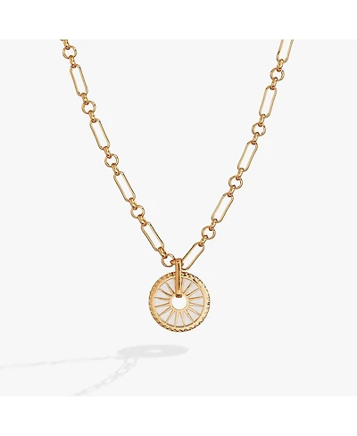 Mother of Pearl Starburst Toggle Necklace