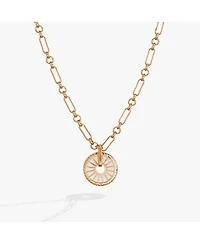 Mother of Pearl Starburst Toggle Necklace