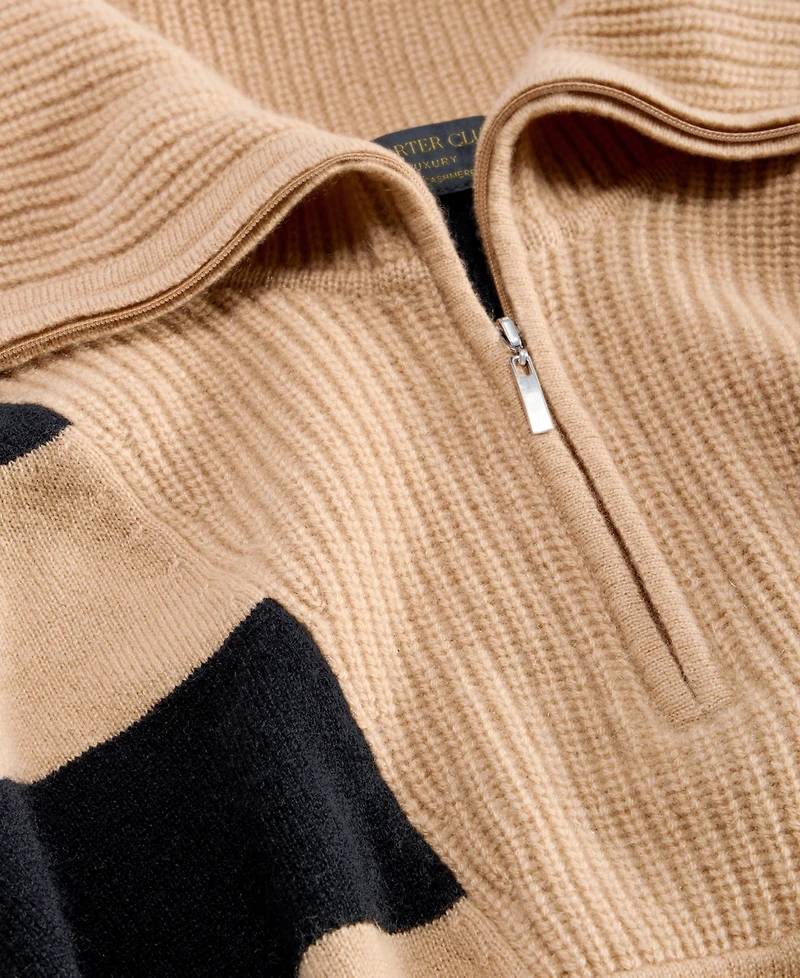 Charter Club Women's 100% Cashmere Rugby Stripe Sweater, Macy's Exclusive