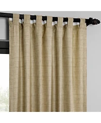 Raw Weave Linen Curtains (2 Panels) Window and Drapes, Rod Pocket Bedroom Curtains