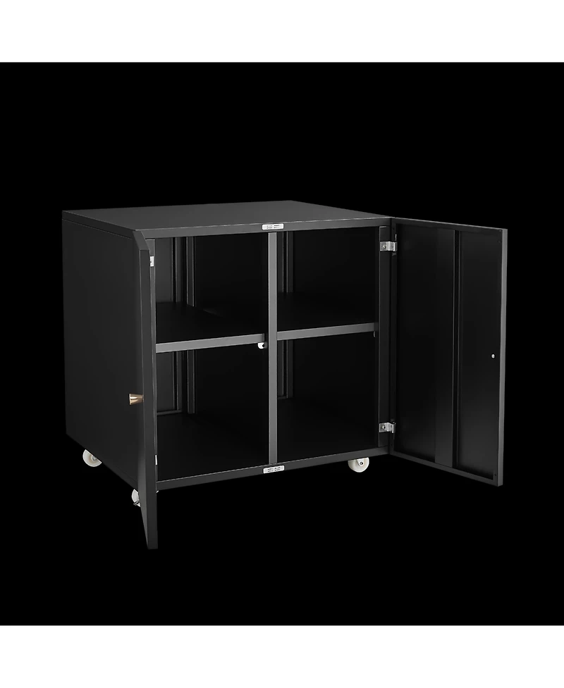 Streamdale Mobile Printer Stand with File Cabinet