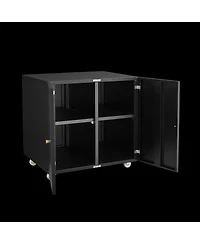 Streamdale Mobile Printer Stand with File Cabinet