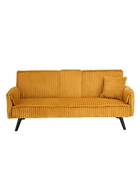 Streamdale Minimalist style, straight-line corduroy sofa suitable for sitting and lying in the living room and bedroom