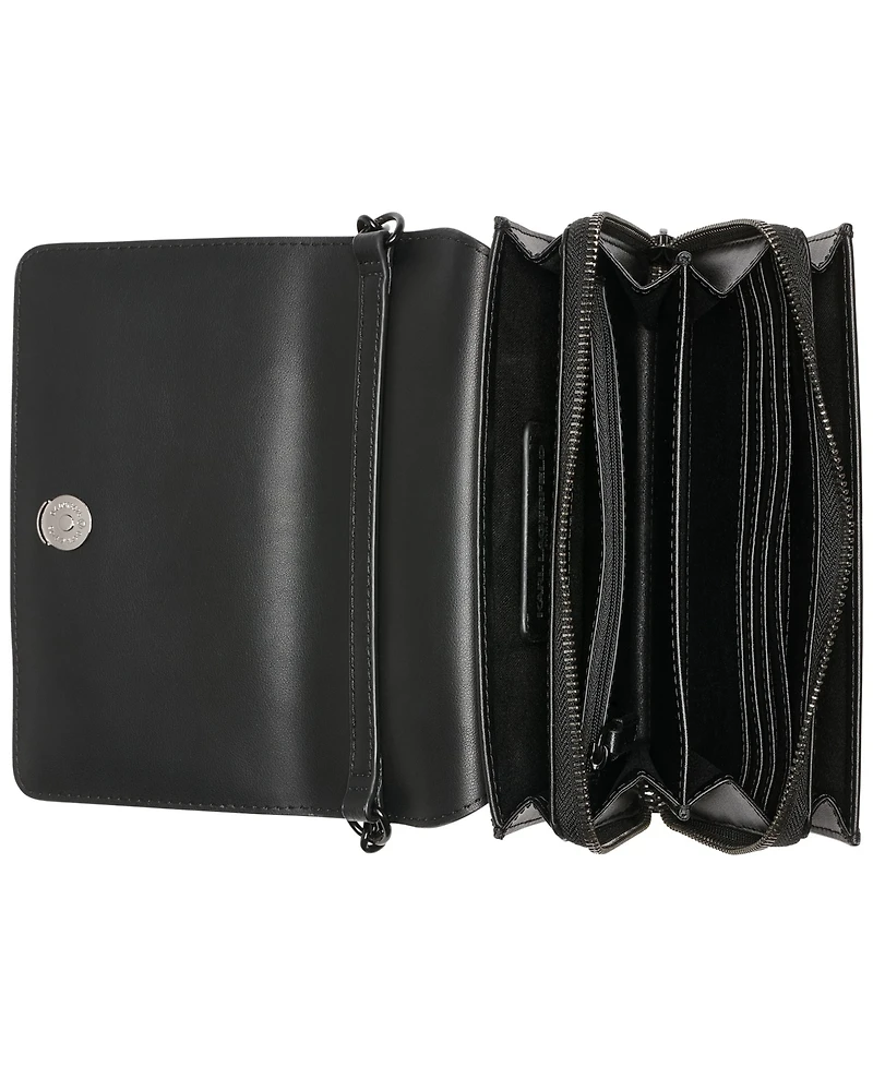 Karl Lagerfeld Paris Lourdes Rivet Crossbody Bag