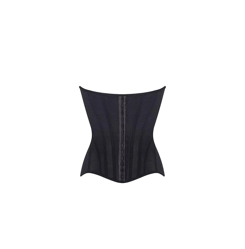 Milla Women's Chic low-waist black fitted corset