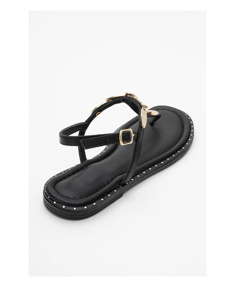 Marea Leather Flat Sandal (Women)