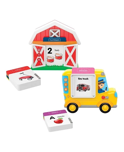 University Games Bus & Barnyard Talk & Teach Bundle