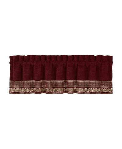 J Queen New York Laurenza Window Straight Valance, 18" x 88"