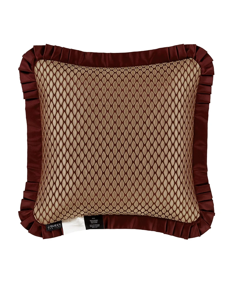 J Queen New York Renzo Embellished Decorative Pillow, 20" x 20"