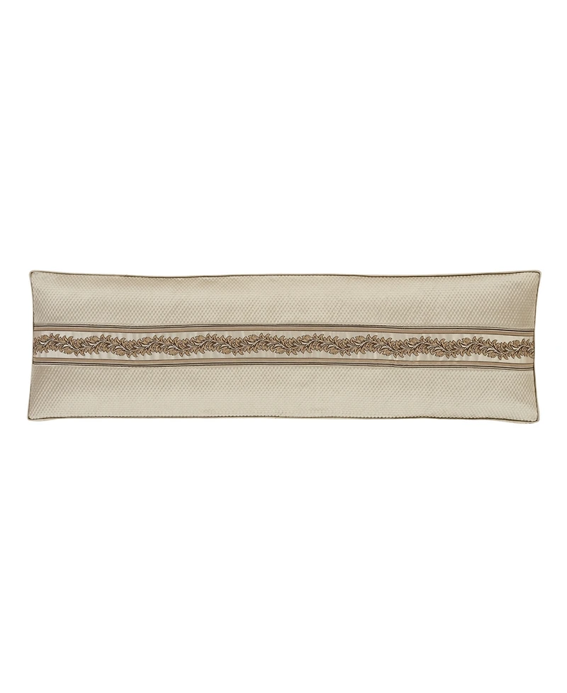 J Queen New York Gold Coast Bolster Decorative Pillow, 15" x 52"