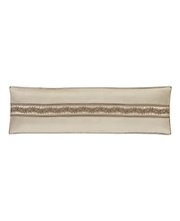 J Queen New York Gold Coast Bolster Decorative Pillow, 15" x 52"