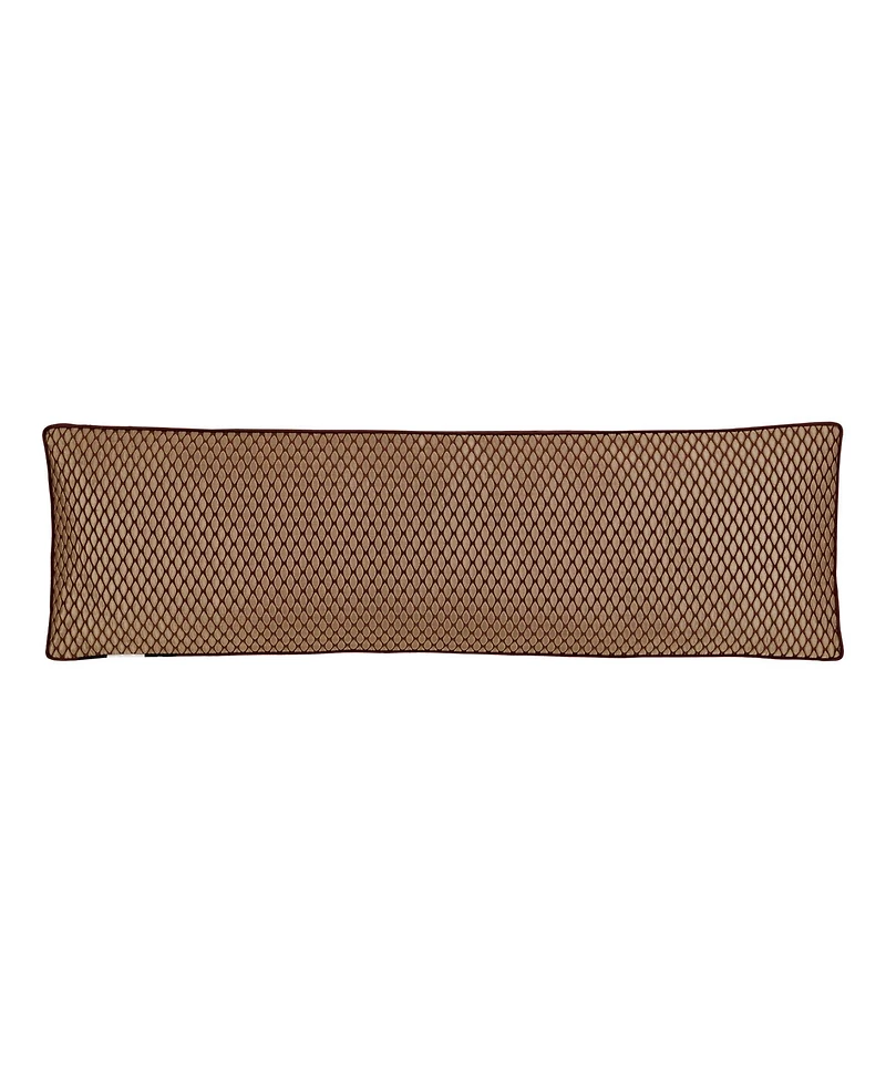 J Queen New York Renzo Bolster Decorative Pillow, 15" x 52"