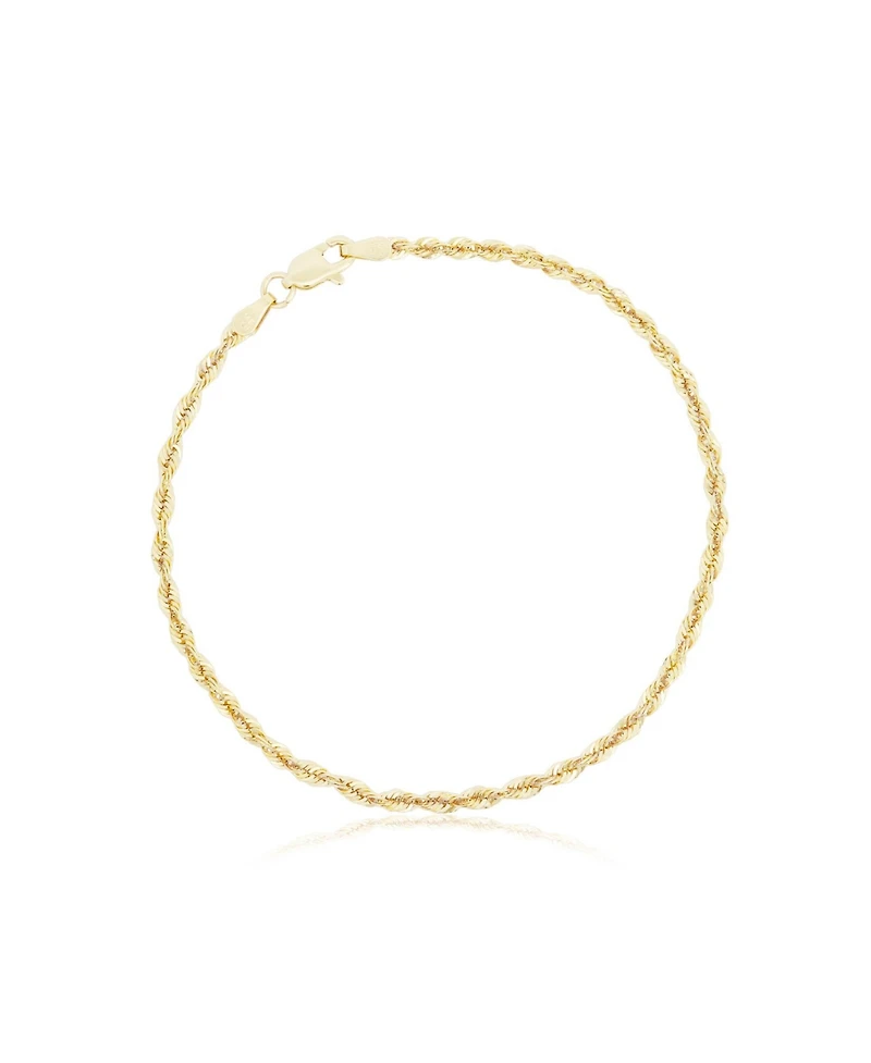 The Lovery Rope Chain Bracelet 1.9 millimeters 9 inches