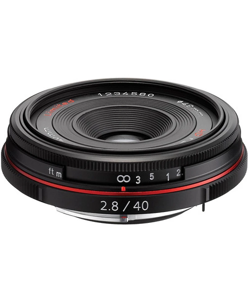 Pentax Smcp-da 40mm f/2.8 Ed Hd Limited Edition Pancake Lens for Dslr Cameras, Black