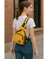 Color Pop Crossbody Travel Bag - Yellow