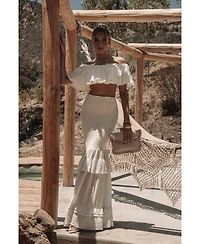 Jluxlabel Women's Sienna Ruffled Skirt Set